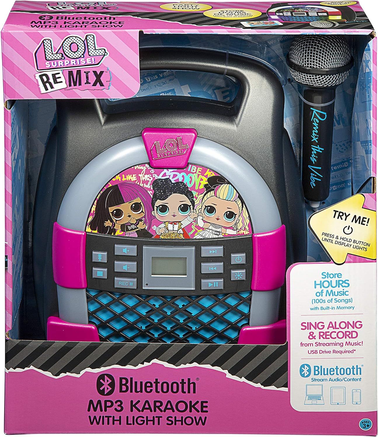 LOL Surprise Bluetooth Karaoke Machine for Kids