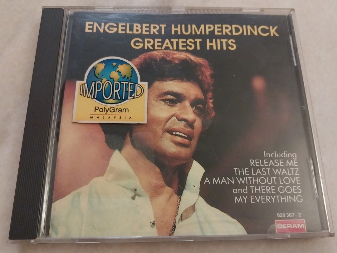 Engelbert Humperdinck/Greatest Hits CD, Hobbies & Toys, Music & Media ...