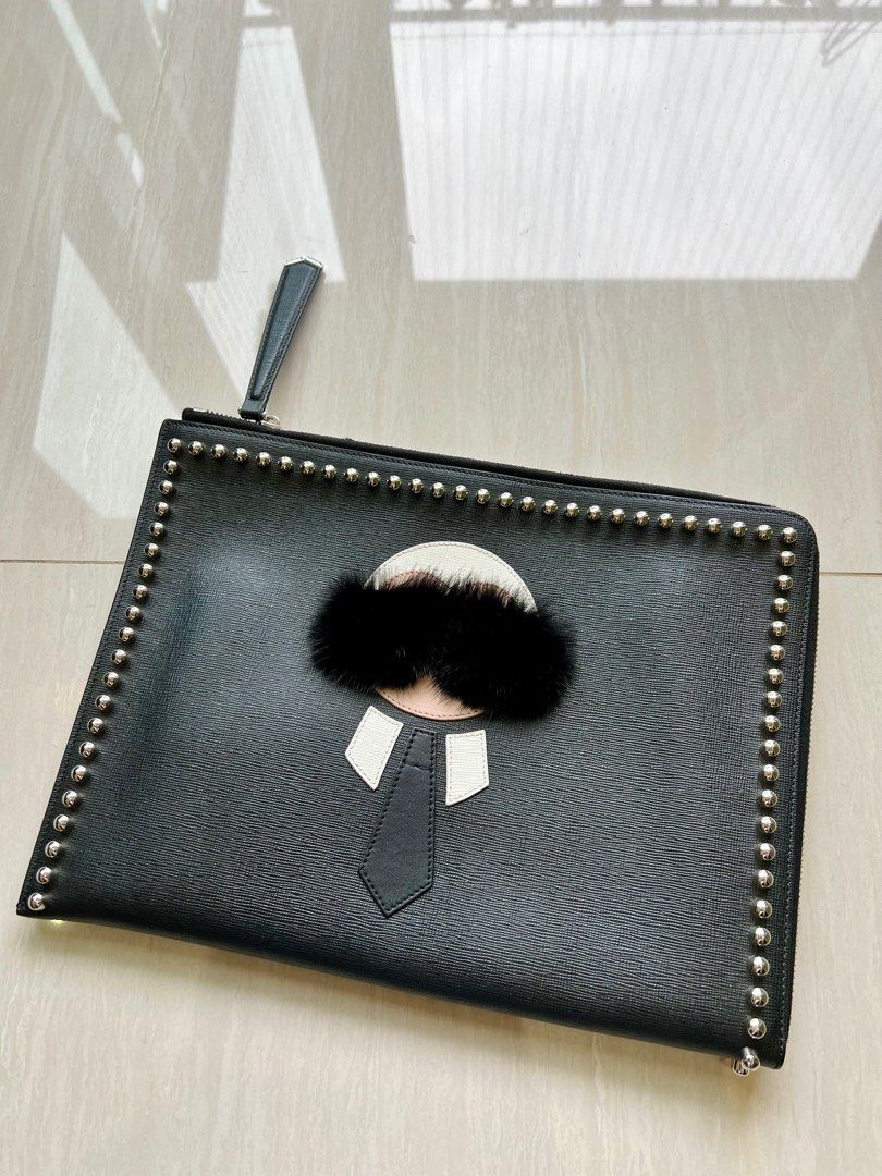 Fendi karlito clutch on sale