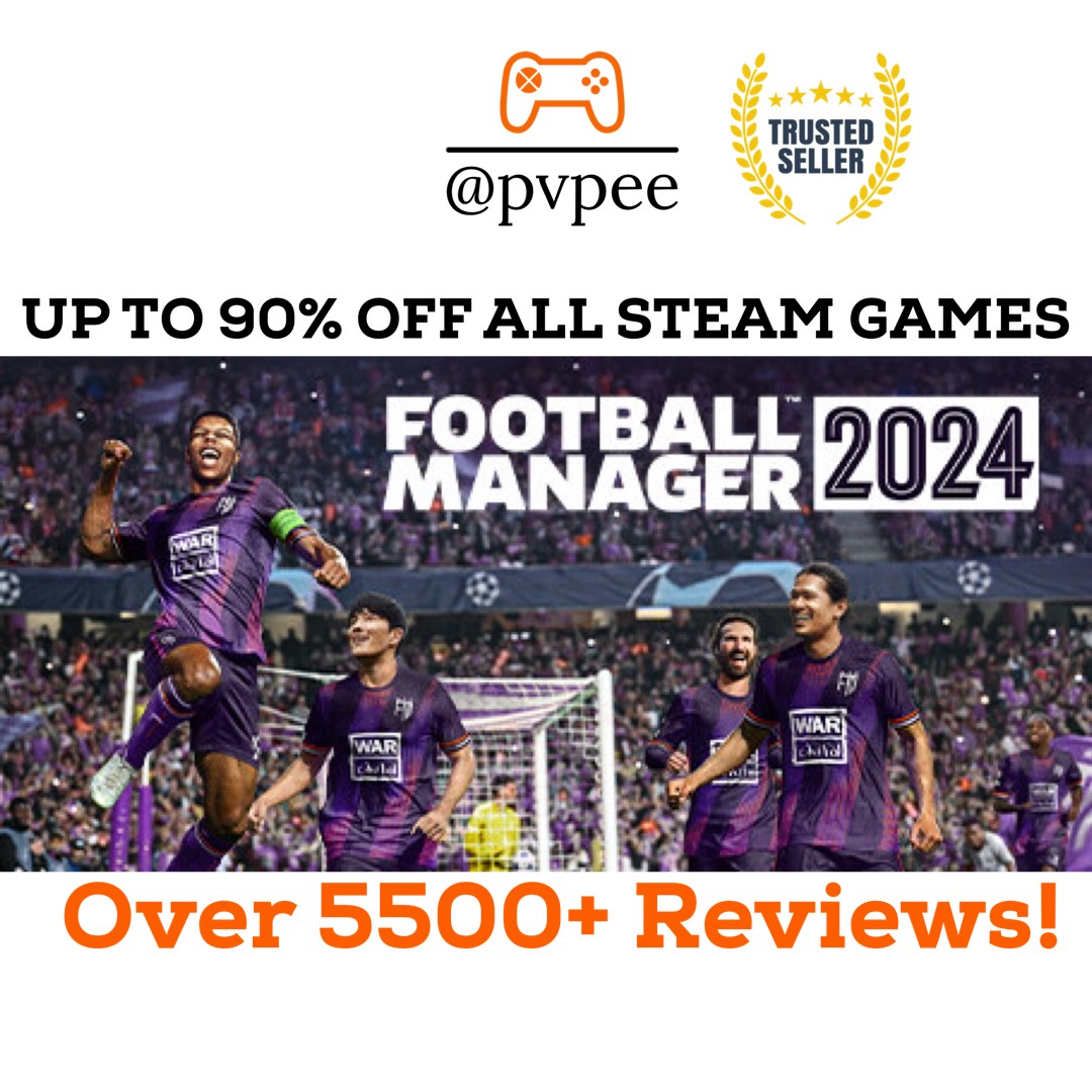 Football Manager 2024 [Steam Games], Video Gaming, Video Games, Others