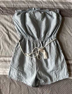Forever21平口連身褲