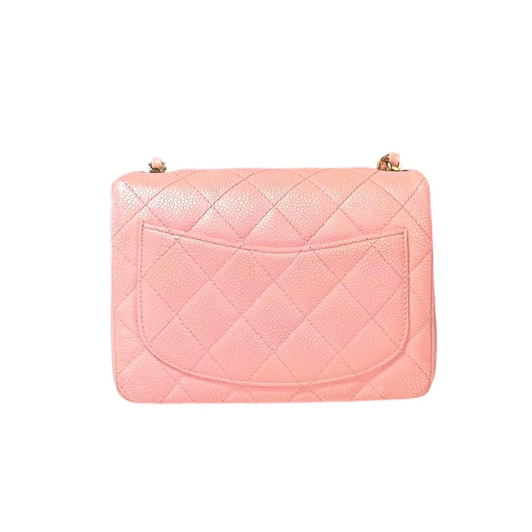 Chanel Pink Printed Textile Mini Rectangular Classic Flap Gold Hardware,  2005 Available For Immediate Sale At Sotheby's