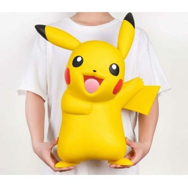 POKEMON - Pikachu - Plush 50cm : : Plush Bandai Red