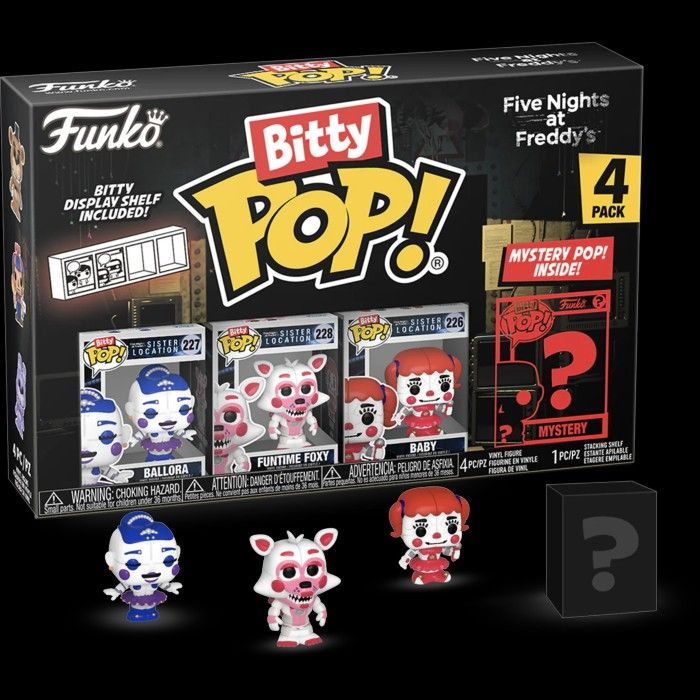 Funko Bitty Pop FIVE NIGHTS AT FREDDYS FNAF COLLECTION *YOU PICK* Chase  Rare Set