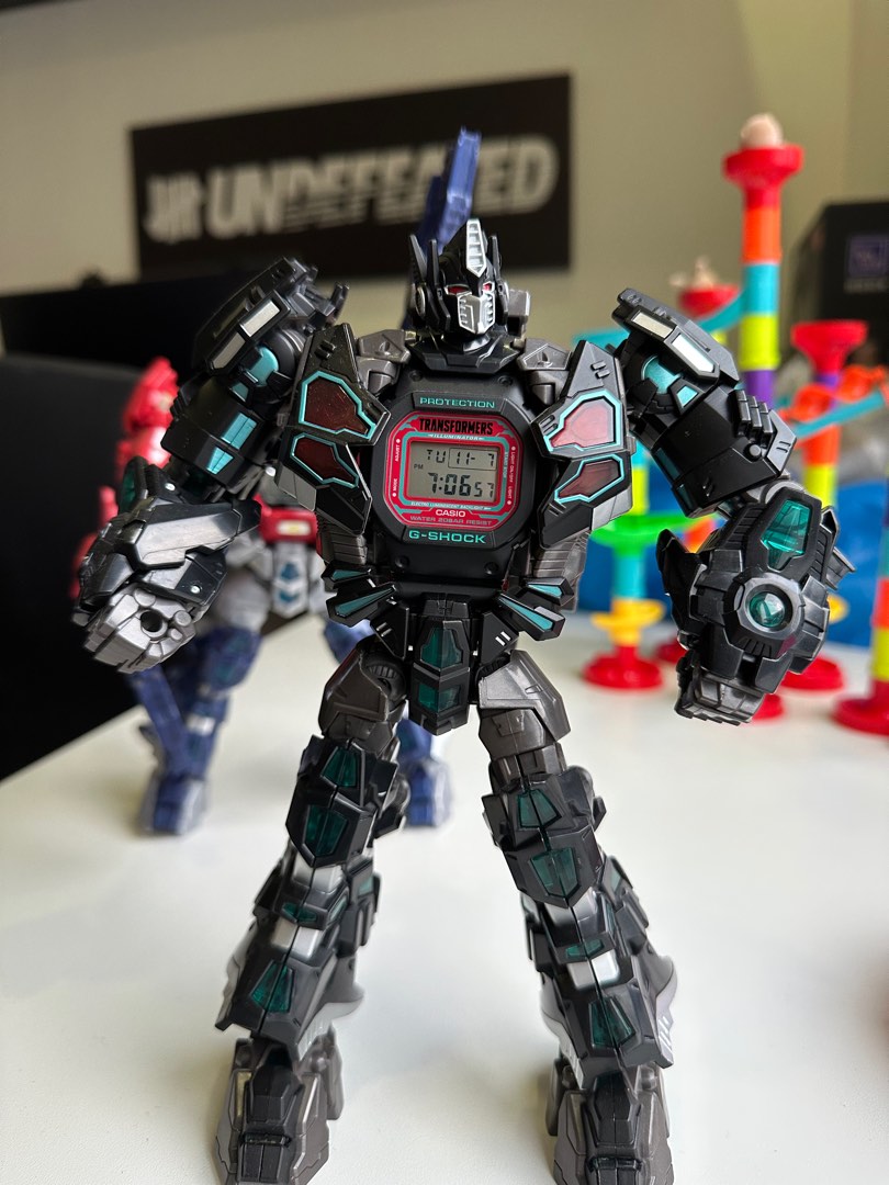 G shock dw5600 transformer collab takara tommy