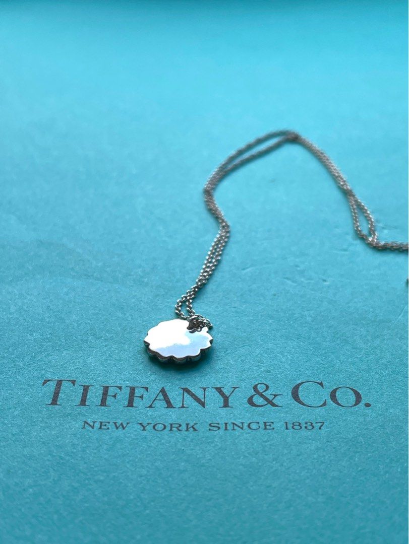 Genuine Tiffany Enamel Crown of Hearts Necklace Women s Fashion Jewelry Organisers Necklaces on Carousell
