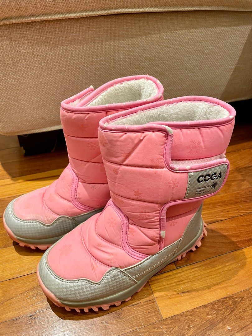 Girls snow boots size 1 discount