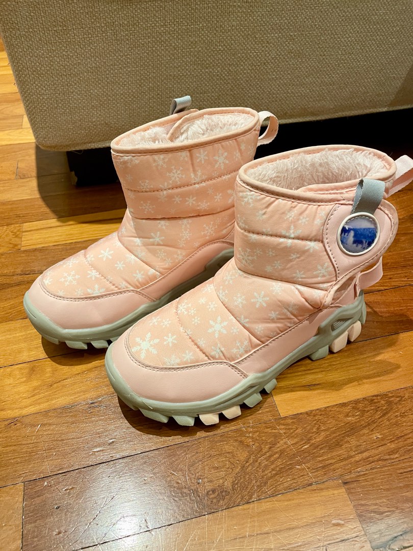 Girls Snow Boots Size 34, Babies u0026 Kids, Babies u0026 Kids Fashion on Carousell