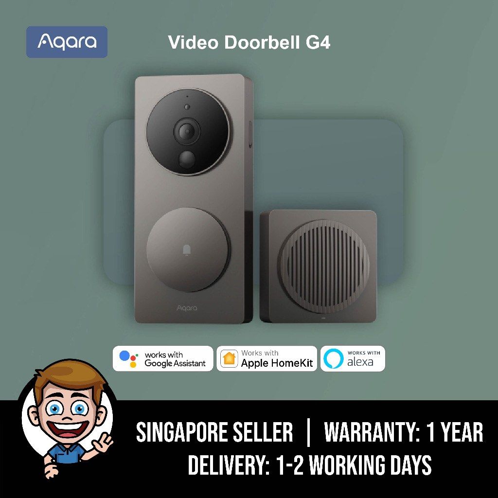 Google home compatible clearance video doorbell