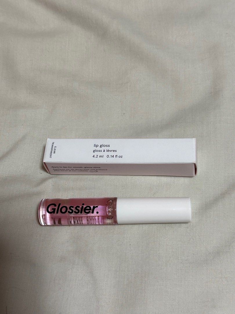 Glossier - CLEAR Lip Gloss Clear Shine - 0.14 oz - New In Box