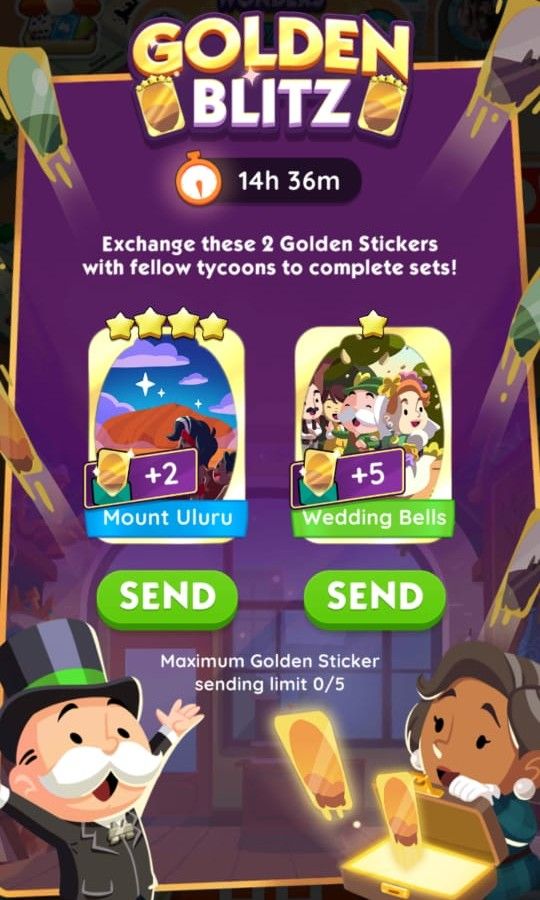 Golden blitz monopoly, Video Gaming, Gaming Accessories, InGame