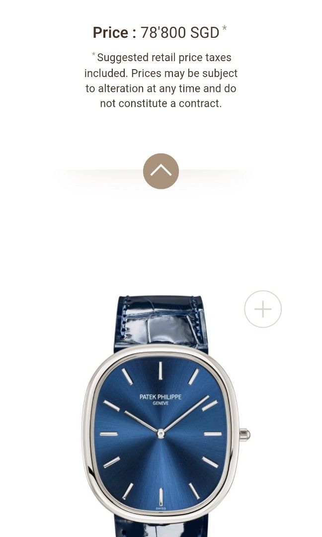 Patek Philippe Golden Ellipse 5738p, Luxury, Watches on Carousell