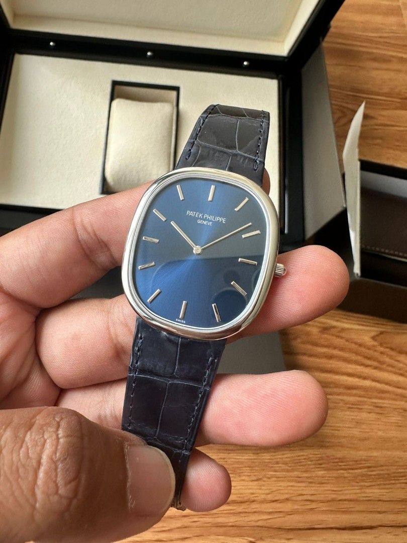 Patek Philippe Golden Ellipse 5738p, Luxury, Watches on Carousell