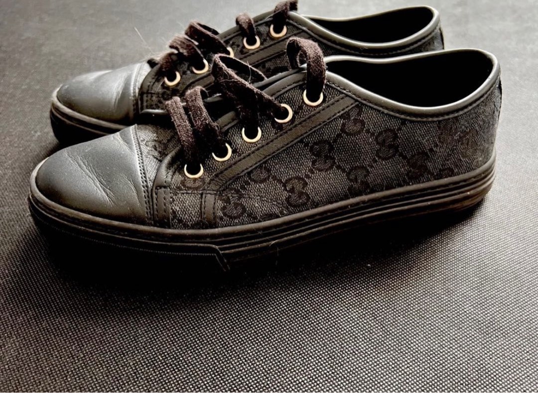 Gucci monogram shoes deals