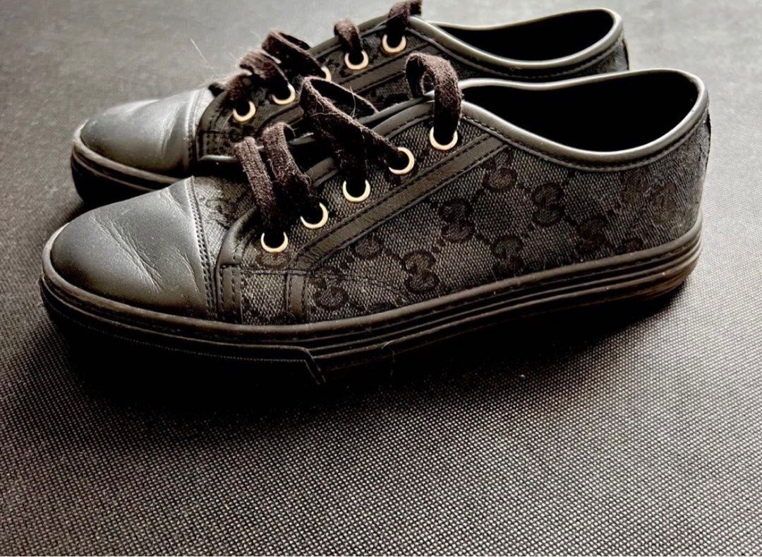 Gucci monogram sneakers hot sale