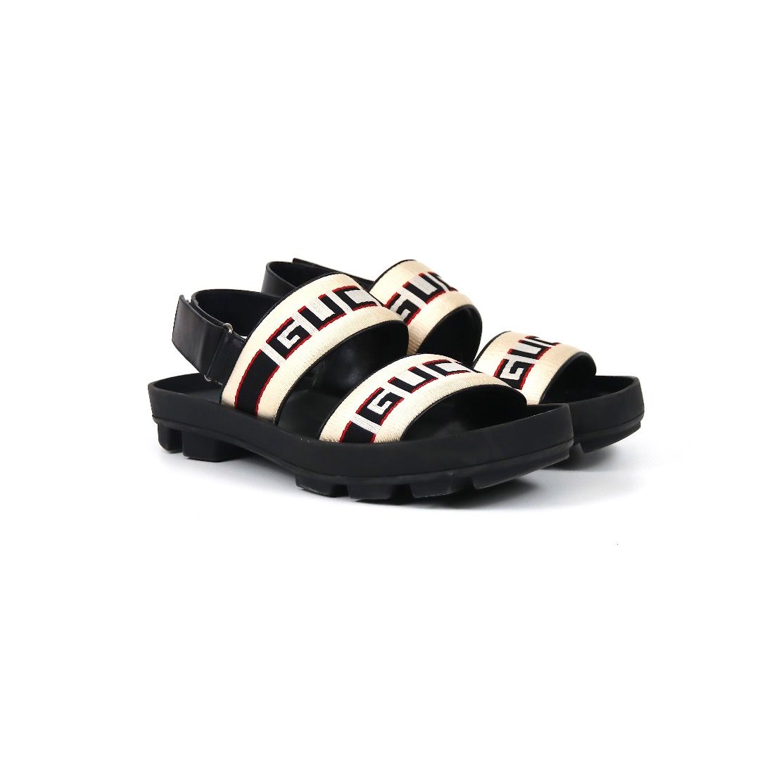 Gucci Stripe Strap Sandal Men s Fashion Footwear Slippers