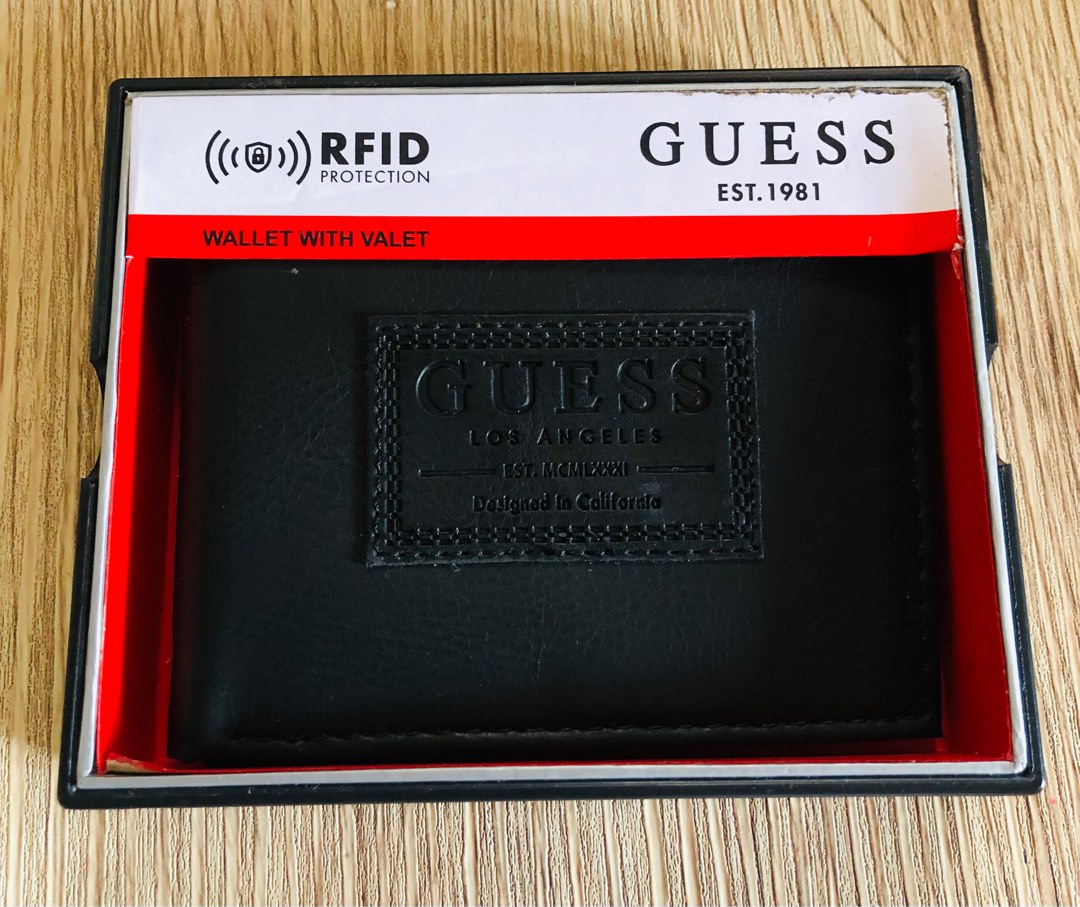 Guess Men’s Wallet/RFID Protection, Men's Fashion, Watches