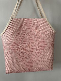 Halohalo biyahe tote in pink red