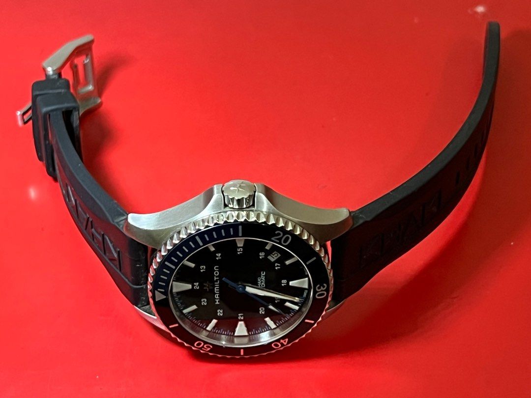 Hamilton 漢米爾頓卡其海軍系列KHAKI SCUBA 機械錶, 名牌精品, 精品