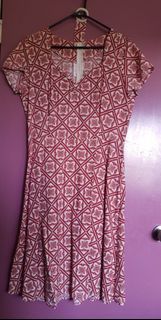 HEARTBREAKER Cotton Sweetheart dress AU14 (Approx) with matching belt