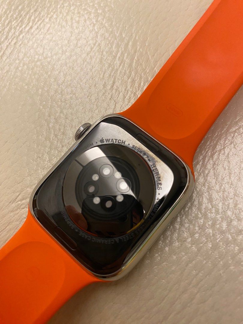Hermes Apple Watch Series 7 45mm, 手提電話, 智能穿戴裝置及智能手錶