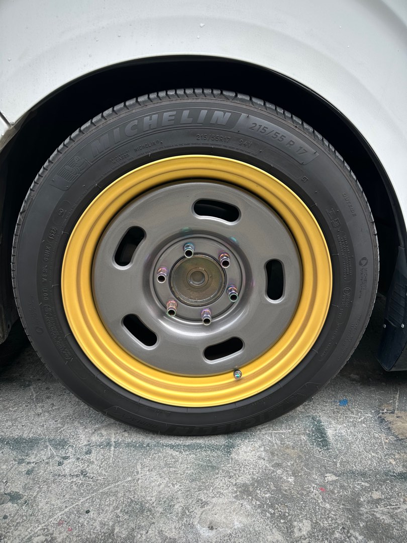 HIACE/NV350 17” Steel Rims with Michelin Tyres, Car Accessories, Tyres ...