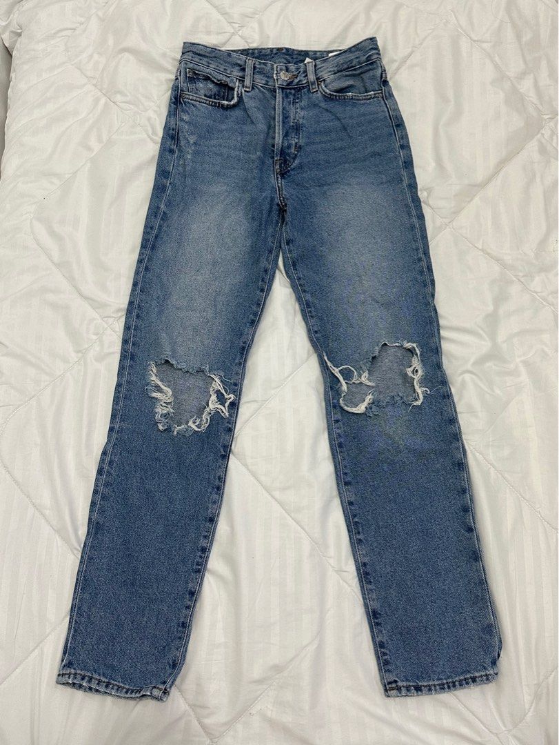 H&m vintage fit high waist jeans online