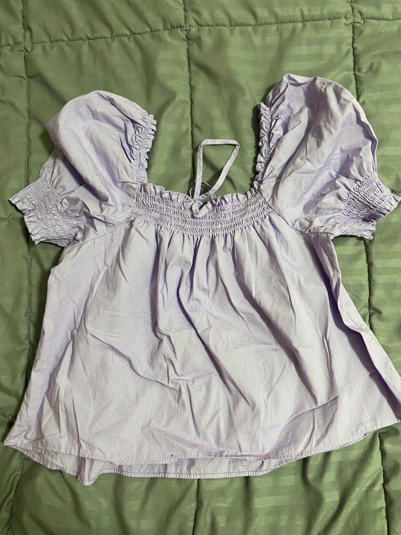 H M Ruffles Top Women s Fashion Tops Other Tops on Carousell