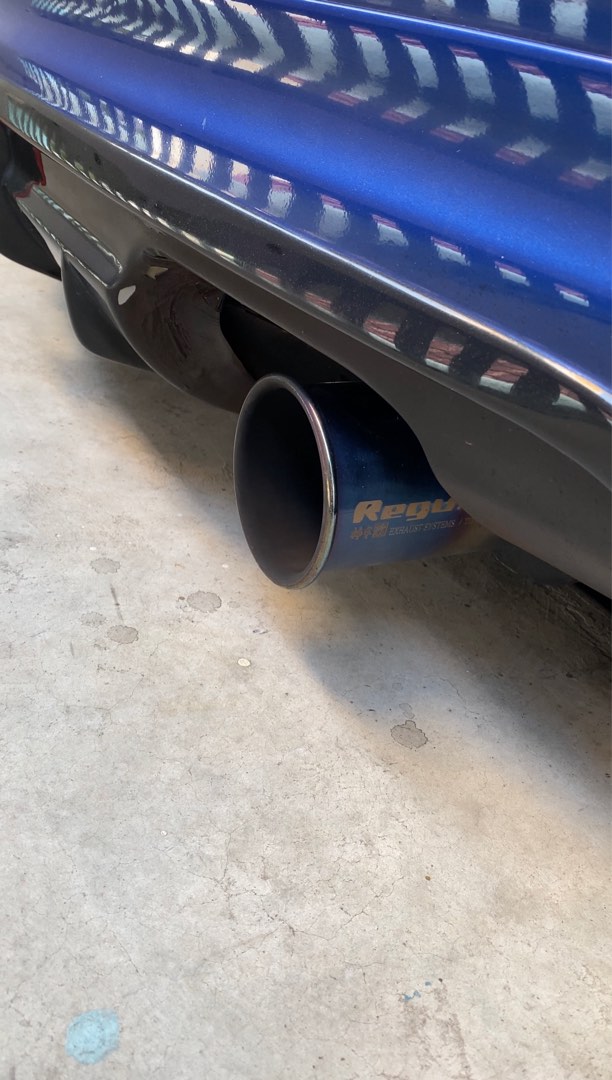 Honda Civic FD2 Kakimoto Racing Regu 06 r exhaust muffler (Titanium tip look), Car Accessories