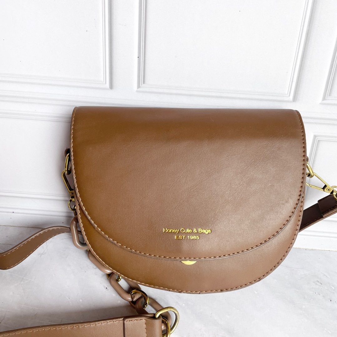Honey Cute Bags Brown Shoulder Sling Bag