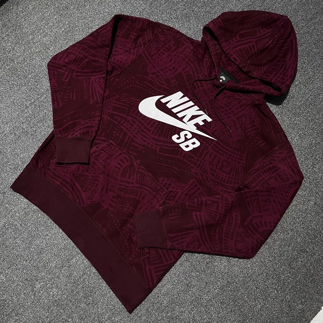 Nike sb burgundy hoodie outlet
