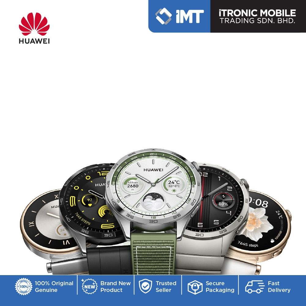 Huawei Watch GT4 Smartwatch, Geometric Aesthetics, Broadly Compatible, Durable Battery Life