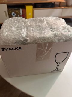 IKEA WINE GLASSES X6