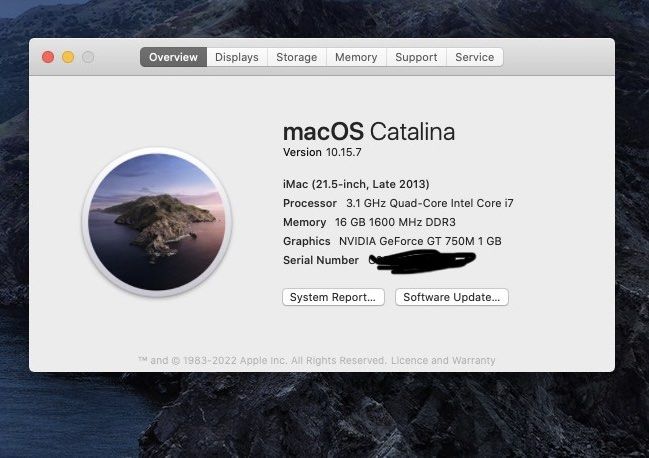 超人気新品 imac 27型 i7-870 新480GB SSD 16GB Catalina デスクトップ