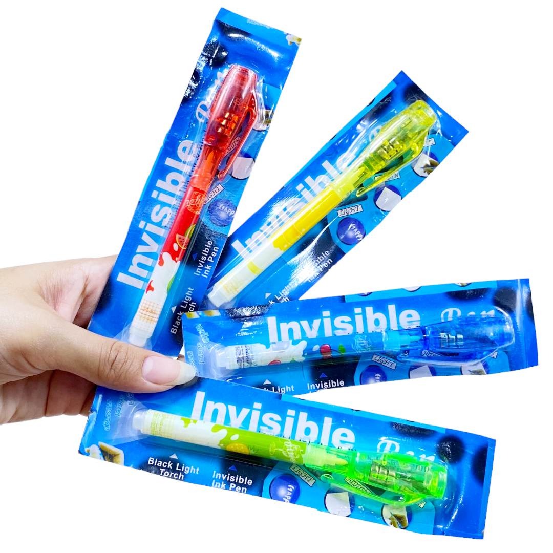 Invisible Ink Pen with Advanced UV Light Revealer for Secret Messaging