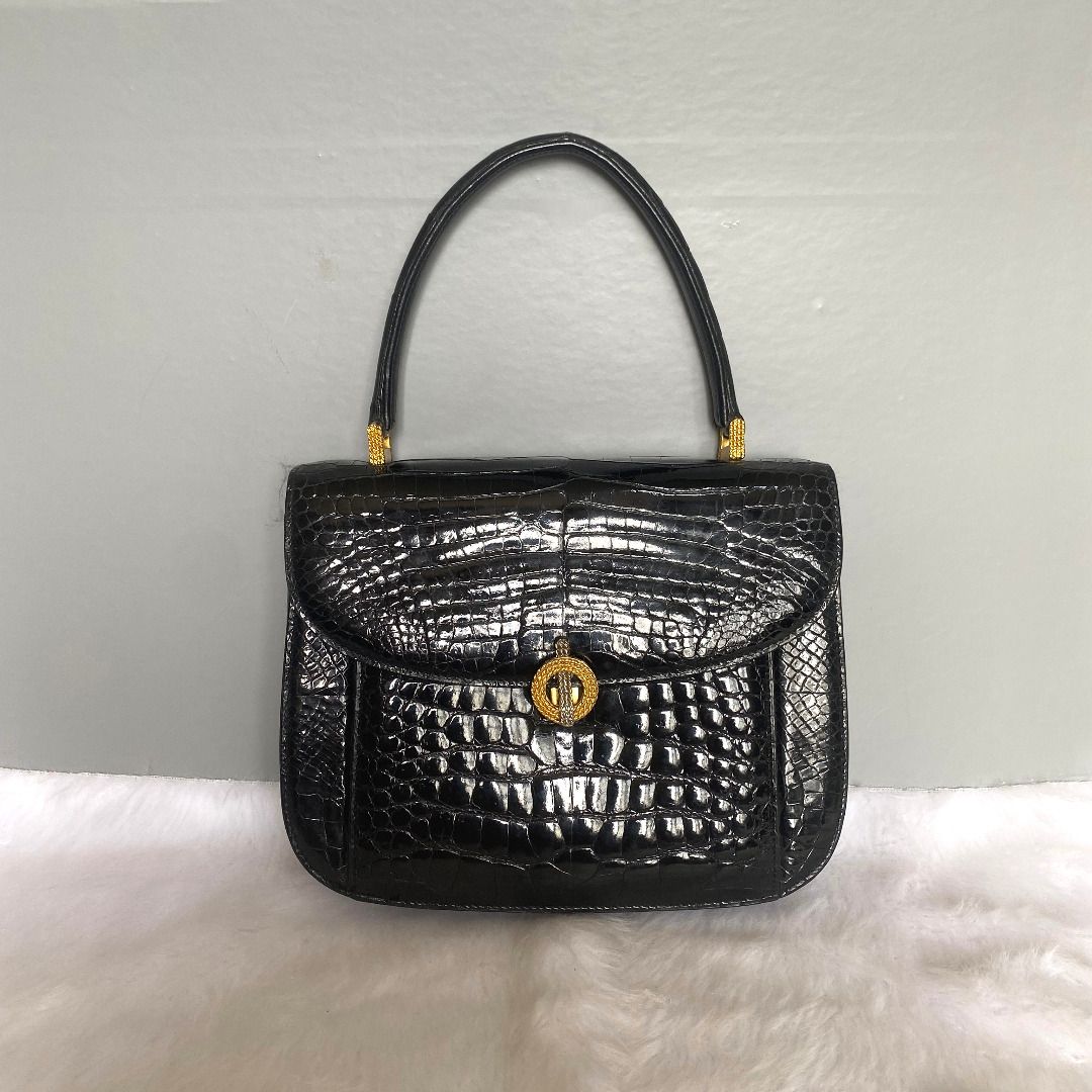 Louis Quatorze Vintage Black Leather Shoulder Bag, Women's Fashion, Bags &  Wallets, Shoulder Bags on Carousell