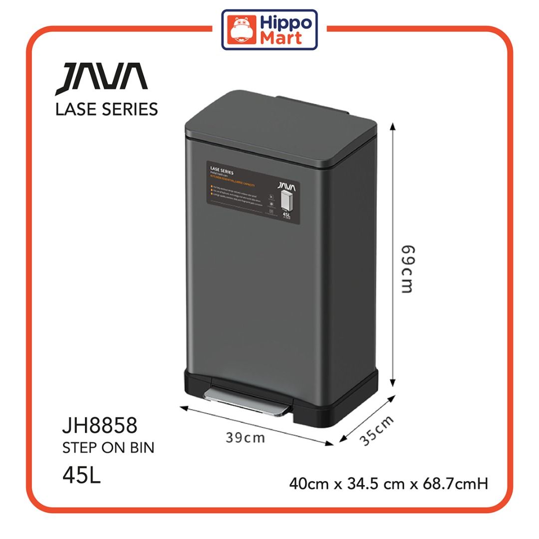 JAVA VEGAS, JH8828, 30L, 50L, Sensor Bin, Furniture & Home Living