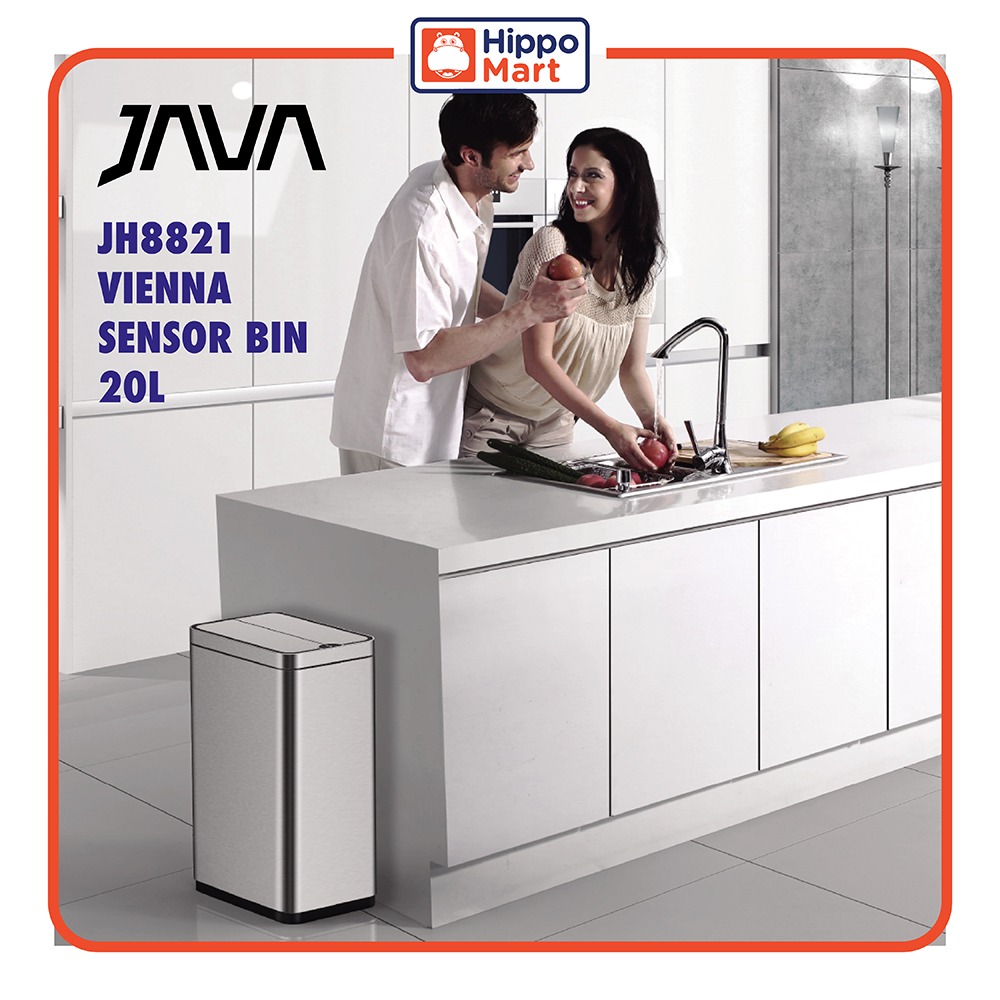 JAVA VIENNA, JH8821, 20L, Sensor Bin with Soft Closing, Furniture