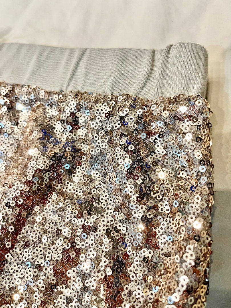 Joe fresh gold sequin skirt sale