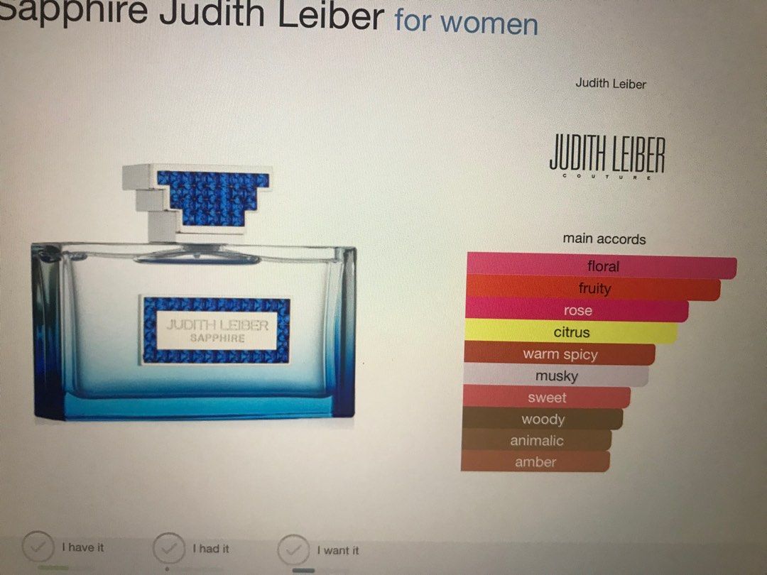 Judith sales leiber sapphire