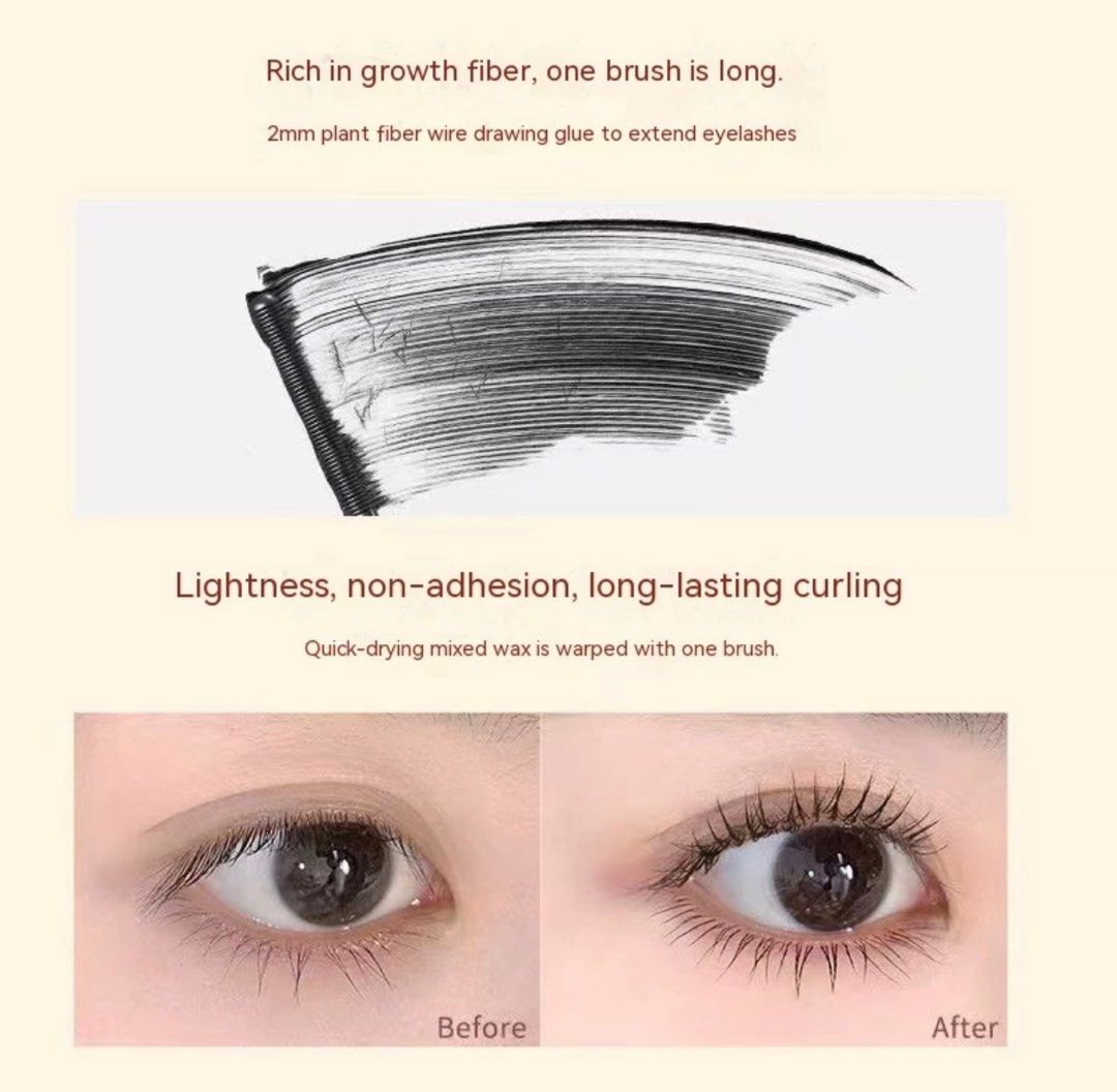 judydoll tiktok mascara black, Beauty & Personal Care, Face, Makeup