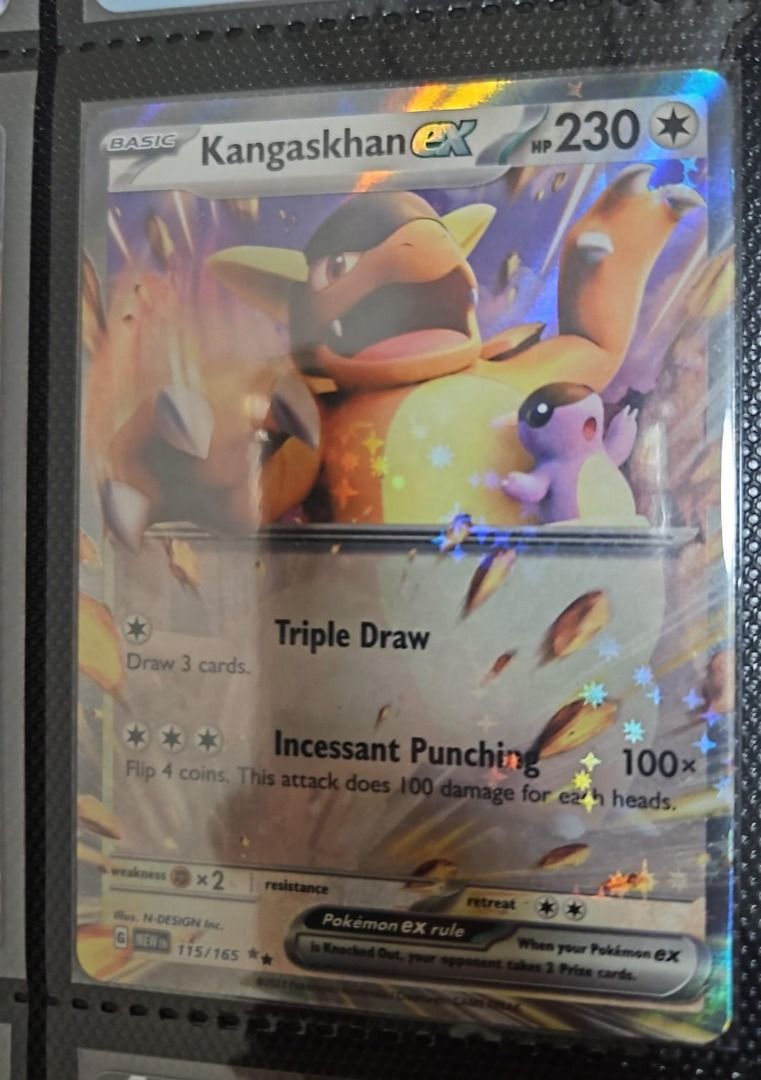 Pokémon Karte | Kangaskhan EX Full Art 151 ENG | Kaufen Auf - Foto 6