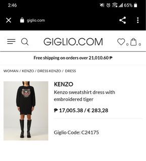 kenzo oversize sweater dress