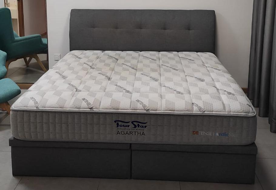 King Size Storage bed with Four Star Agatha Mattress Furniture