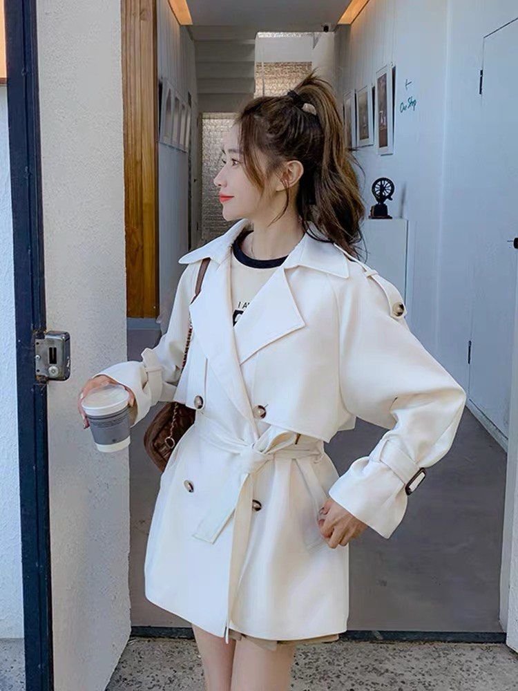 White spring coat on sale