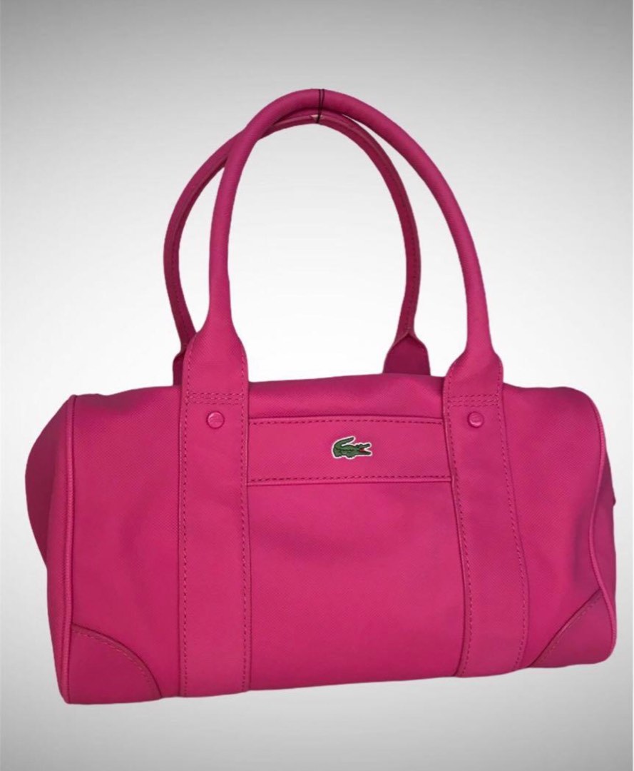 Lacoste Fuchsia Roll Bag, Women's Fashion, Bags & Wallets, Shoulder