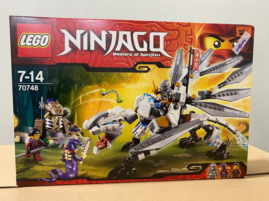 Lego Ninjago Master of Spinjitzu Titanium Dragon 70748