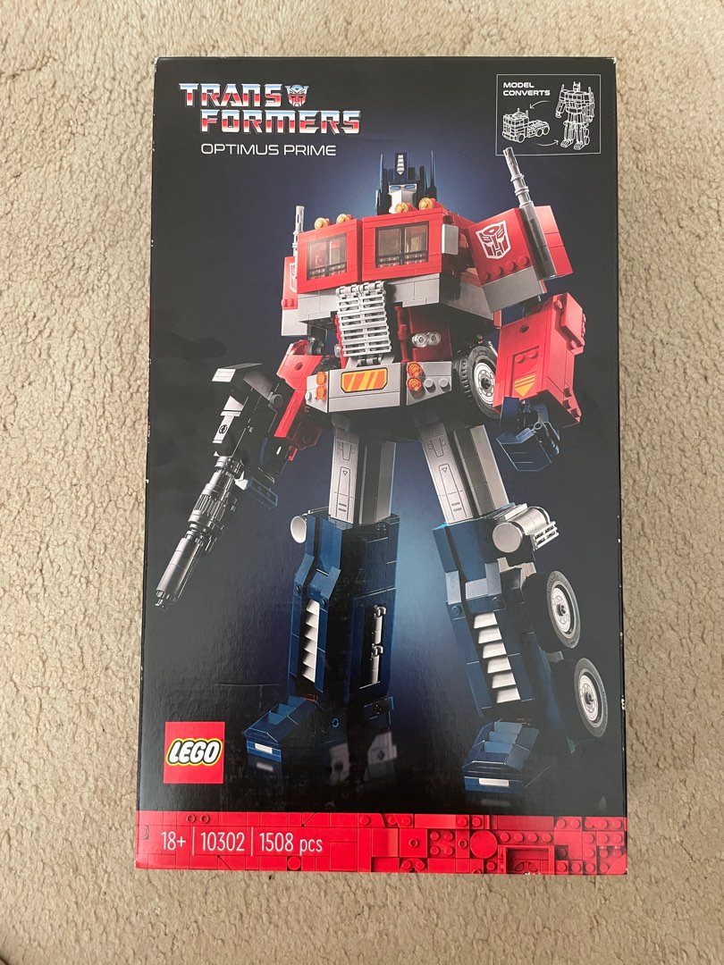 Lego Transformers 10302 Optimus prime, Hobbies & Toys, Toys & Games on ...