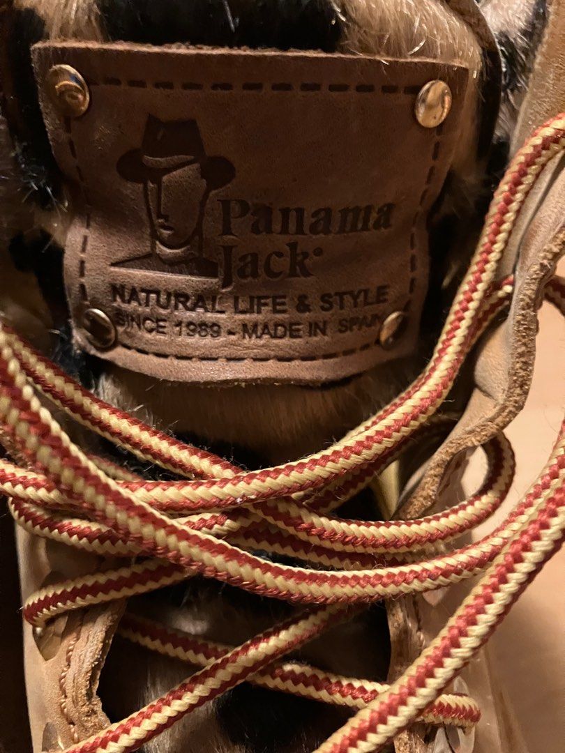 Panama jack on sale leopard boots