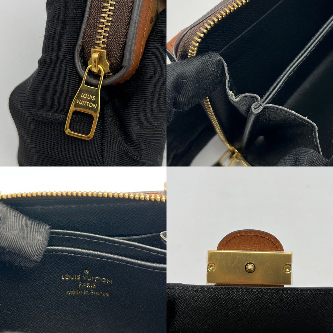 Louis Vuitton® Dauphine Chain Wallet Monogram Monogram Reverse. Size in  2023
